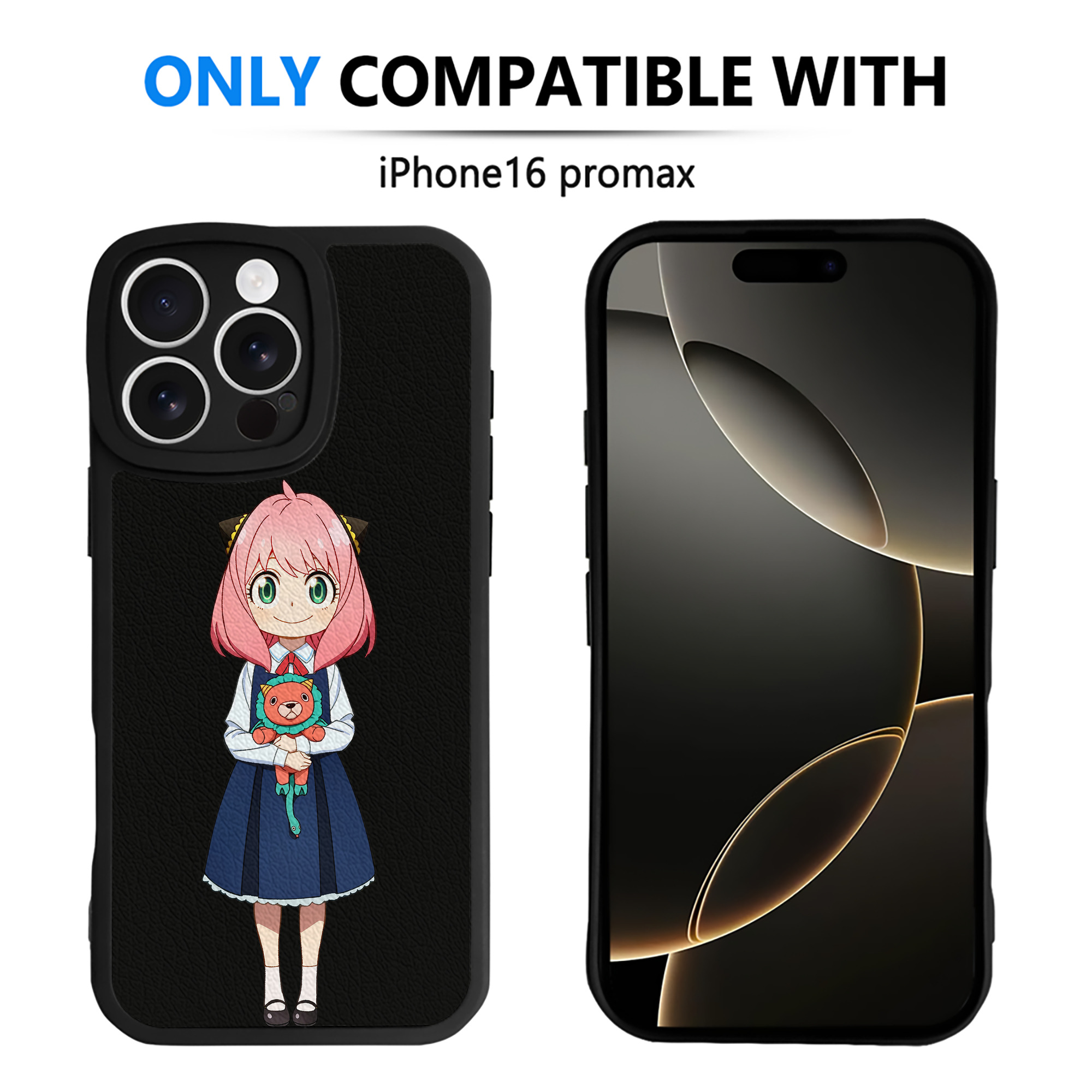 （画像用） SPY×FAMILY间谍家家酒 【iPhone 16シリーズ対応】シリコンスマホケース（レザー調） 材質：シリコン